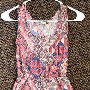 Aztec Patterned Mini Dress